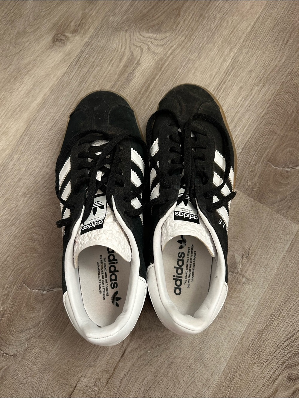 adidas Black and White gazelle